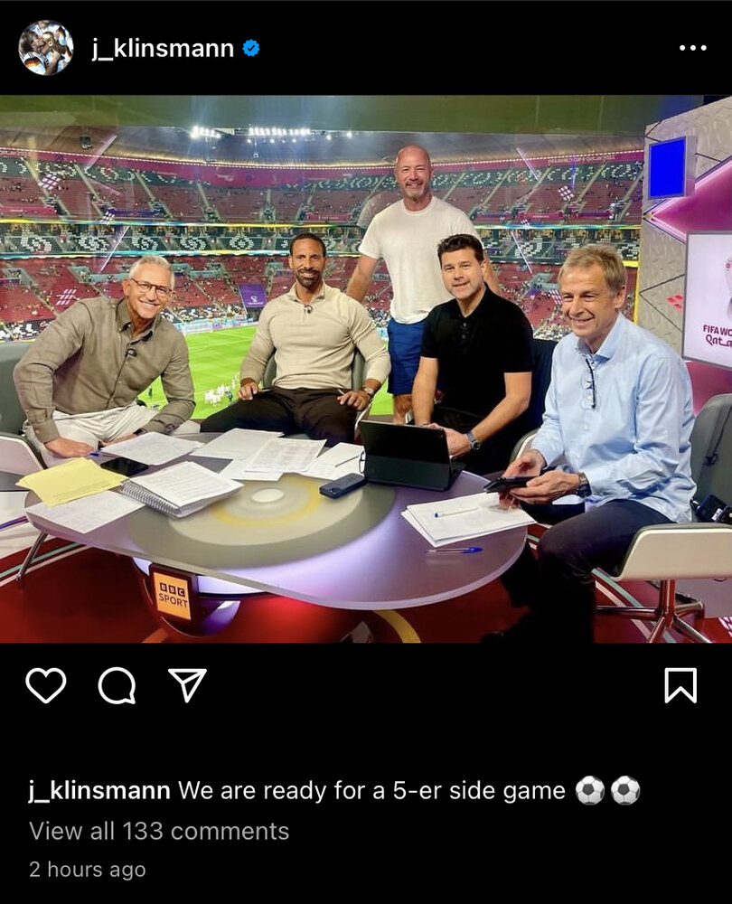 عکس | کلینزمن کارشناس بازی ایران شد؛ پست جدید پس از چند روز جنجالی