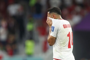چشمان گریان بازیکنان تیم ملی پس از بازی برابر آمریکا