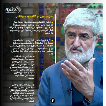علی مطهری در کافه خبر خبرآنلاین