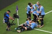 عکس | حمله به داور بعد از بازی اروگوئه-غنا