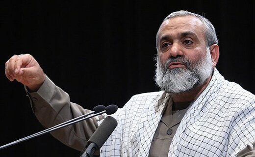 سردار نقدی: یک بازداشتی اعتراضات می‌گفت امام خمینی عامل آمریکا بود!