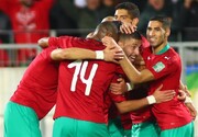 عکس | شادی امیر قطر از پیروزی مراکش