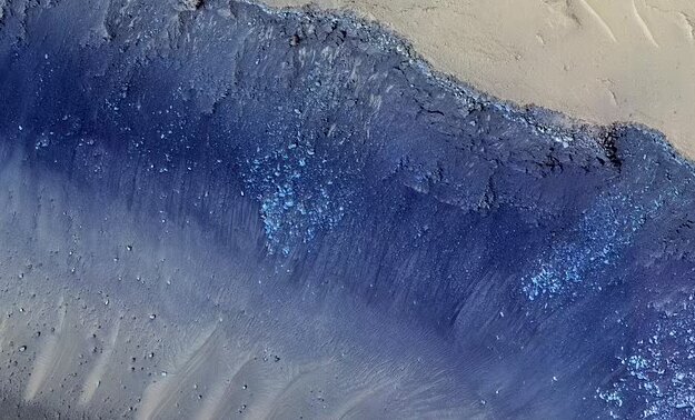 عکس| یک ستون مذاب در زیر دشت‌های مریخ کشف شد!