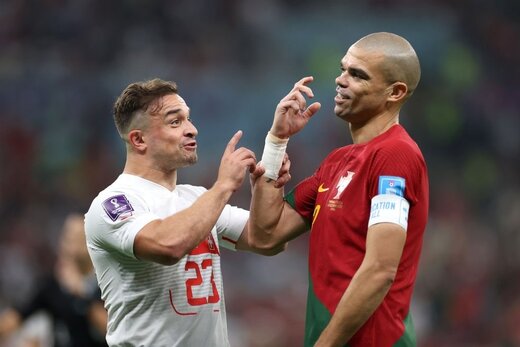 پرتغال با ۶ گل سوئیس را بدرقه کرد