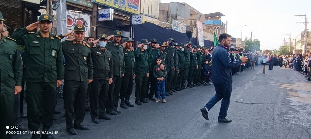 گزارش تصویری / تشییع پیکر شهید جلیل نوری دزفولی پس از ۳۸ سال