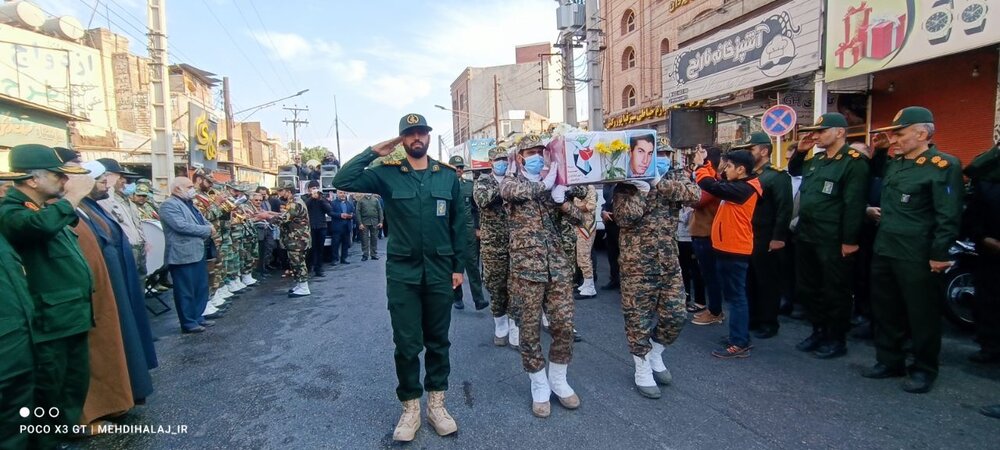 گزارش تصویری / تشییع پیکر شهید جلیل نوری دزفولی پس از ۳۸ سال