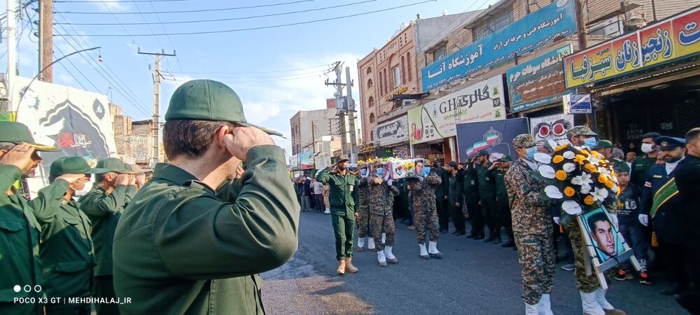 گزارش تصویری / تشییع پیکر شهید جلیل نوری دزفولی پس از ۳۸ سال