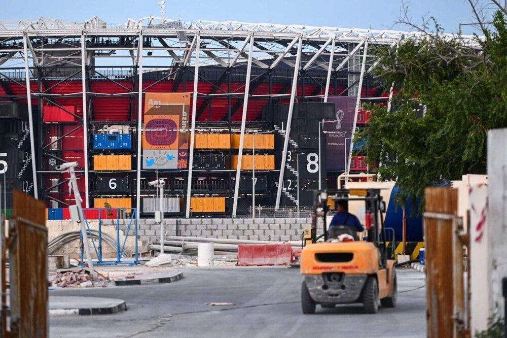 عکس | تصاویری از جمع کردن استادیوم ۹۷۴ قطر