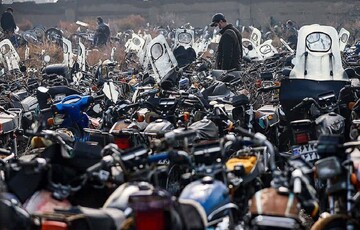 مزایده ۱۴۰۰ موتورسیکلت توقیفی در هرمزگان برگزار می‌شود