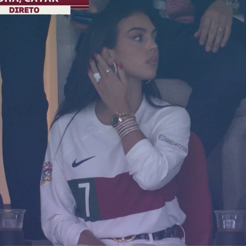 عکس | چهره درهم جورجینا بعد از حذف رونالدو و پرتغال از جام جهانی