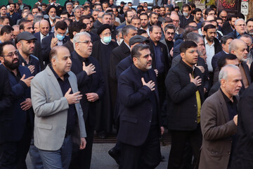 مراسم تشییع پیکر مهندس رستم قاسمی در نهاد ریاست جمهوری