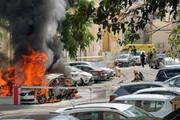 ببینید | انفجار خودرو بمب‌گذاری در یک شهرک صهیونیست‌نشین