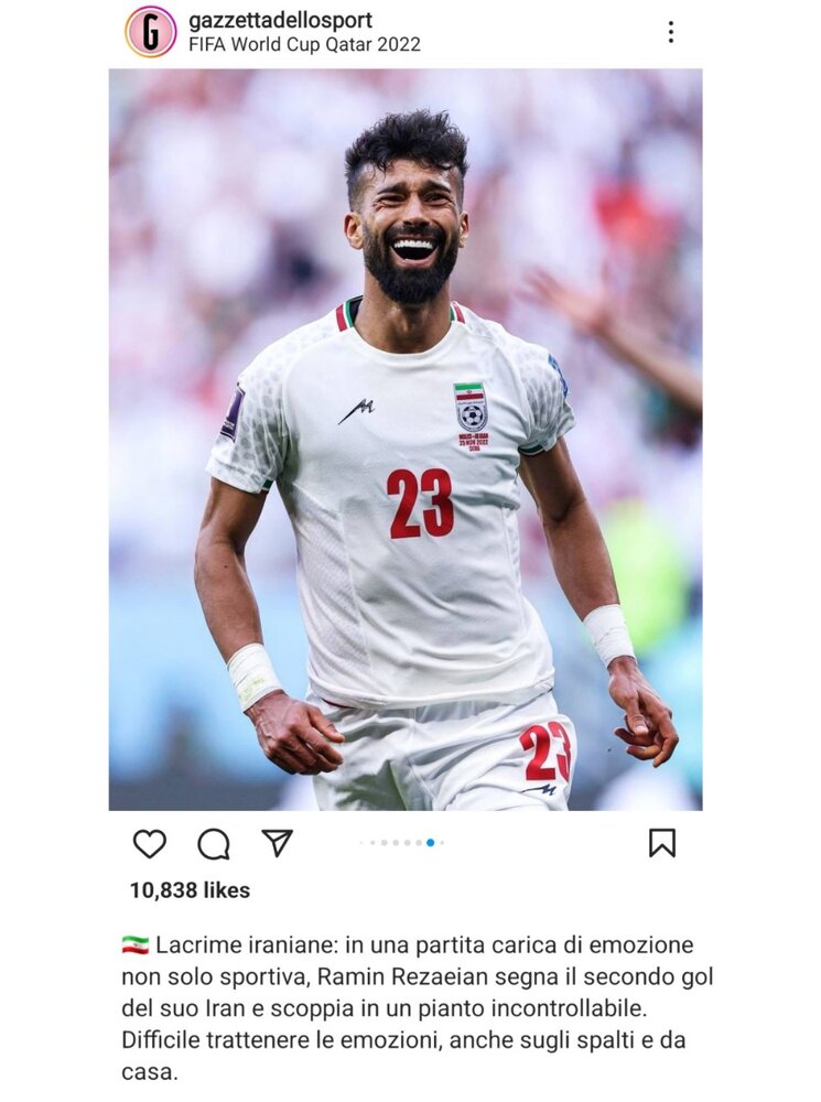 عکس | ستاره تیم ملی سوژه رسانه خارجی شد