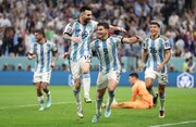 عکس | پله در چه حالی بازی آرژانتین را دید؟