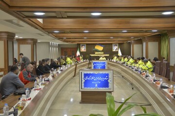 آمادگی ستاد مدیریت بحران سازمان منطقه آزاد انزلی برای مقابله با حوادث احتمالی