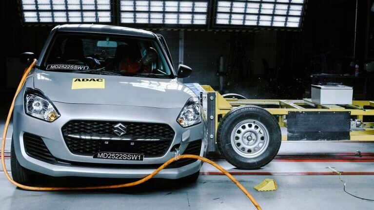 افتضاح بزرگ ماشینهای سوزوکی در تست تصادف