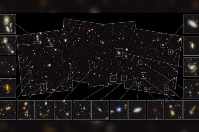 الماس‌های کهکشانی سحرآمیز از نگاه جیمز وب / عکس