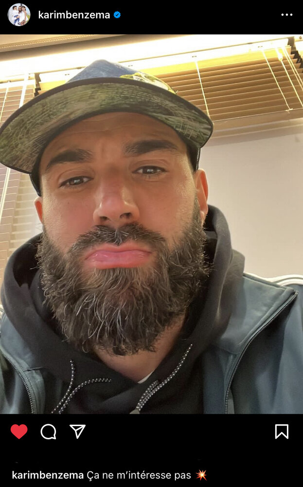 عکس | سکوت بنزما شکست؛ برای من اهمیتی ندارد!