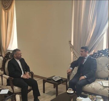 دیدار سفیر آذربایجان در تهران با مدیر کل اوراسیا وزارت خارجه