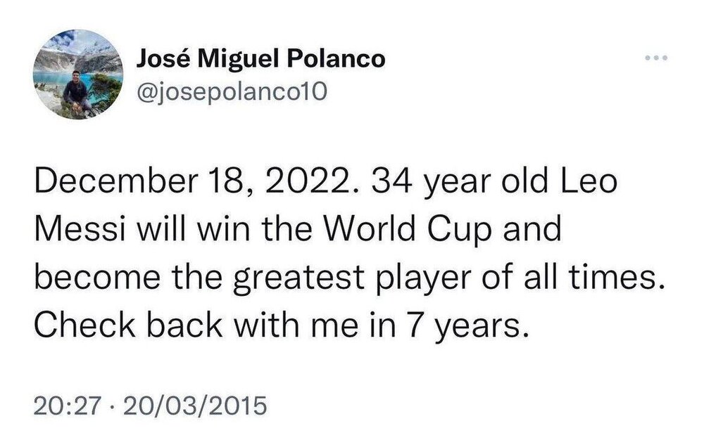 عکس| پیشبینی از قهرمانی مسی در جام جهانی در سال ۲۰۱۵