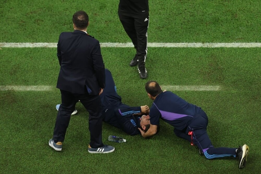 عکس | اسکالونی بیهوش شد!