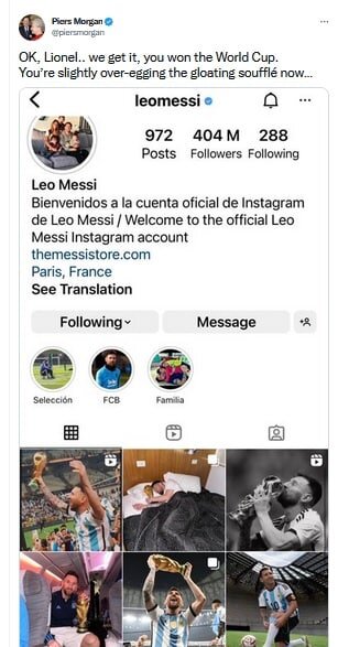 عکس | حمله دوست رونالدو به مسی؛ فهمیدیم قهرمان شدی!