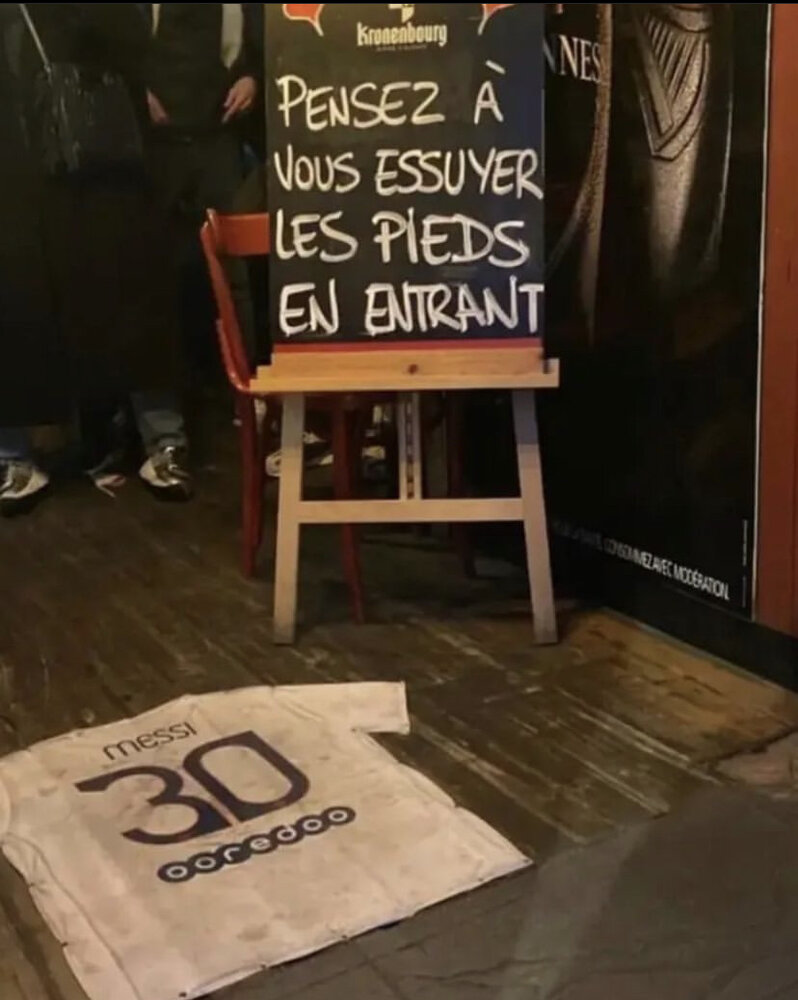 عکس | توهین عجیب فرانسوی‌ها به لیونل مسی