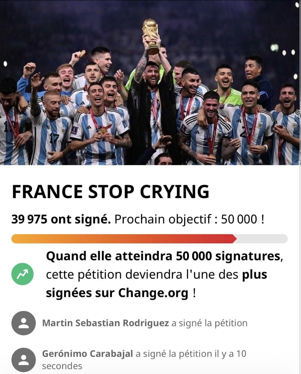 عکس| «فرانسه گریه نکن»