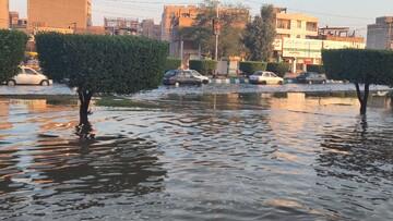 اهواز غرق در آب ؛ گزارش تصویری خبرآنلاین از صبح امروز اهواز