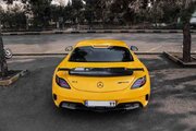 ببینید | تصادف وحشتناک تنها مرسدس بنز AMG GT زرد رنگ در ایران
