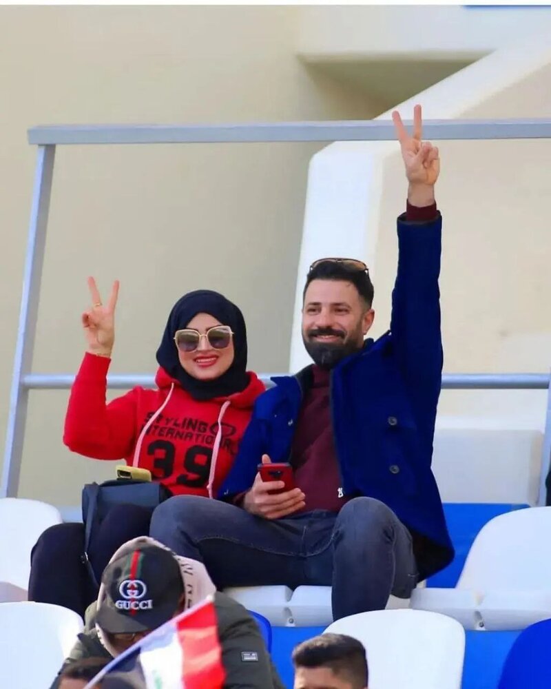 عکس|تصاویری از حضور زنان در ورزشگاههای عراق