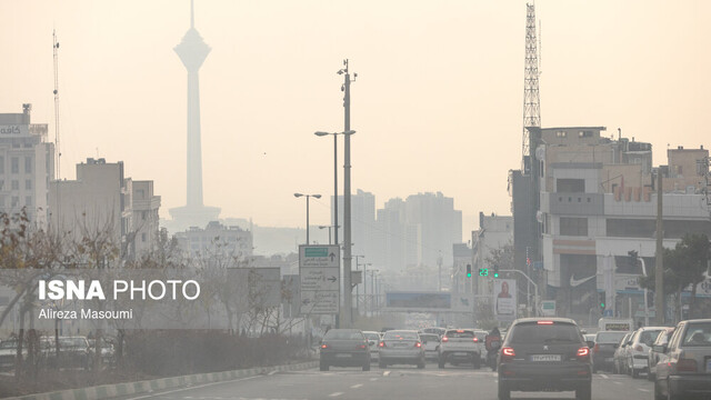 تداوم وضعیت «قرمز» کیفیت هوای تهران
