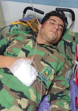 مامور یگان حفاظت لردگان در برخورد با قاچاقچیان چوب زخمی شد