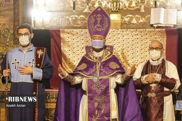 تصاویر | مراسم عشای ربانی در کلیسای بیت الحم اصفهان