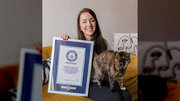 عکس | فلوسی، گربه‌ای که رکورد گینس را شکست!