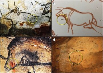 پیدا شدن نمادی اسرارآمیز در نقاشی ۲۰ هزار ساله / عکس