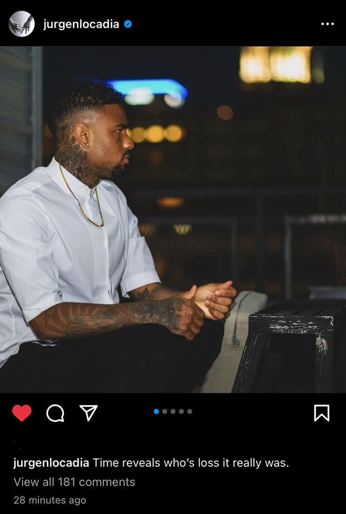 عکس | پست معنادار لوکادیا در اینستاگرام؛ زمان ثابت میکند...!