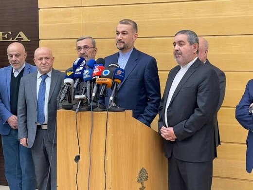 وزیر امور خارجه ایران در بیروت:جریان‌های سیاسی لبنان بدون هرگونه مداخله خارجی قادر به تعیین رئیس جمهور خود خواهند بود