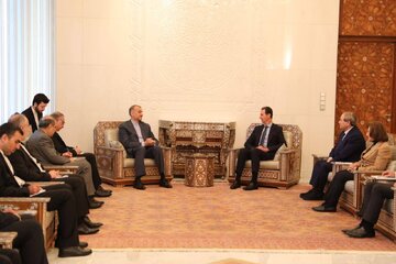 Iran FM, Syria President meet in Damascus