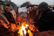 ببینید | مرگ  ۱۰۰ نفر در سرما و یخ‌بندان ِهند