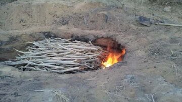 انهدام کوره ذغال غیر مجاز در بندرعباس