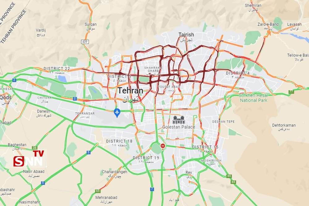 تهران قفل شد / عکس