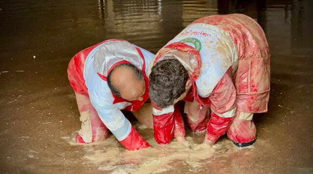 سیل و آبگرفتگی در ۴ استان جنوبی/ امدادرسانی هلال احمر به بیش از ۲۶ هزار نفر در حوادث جوی