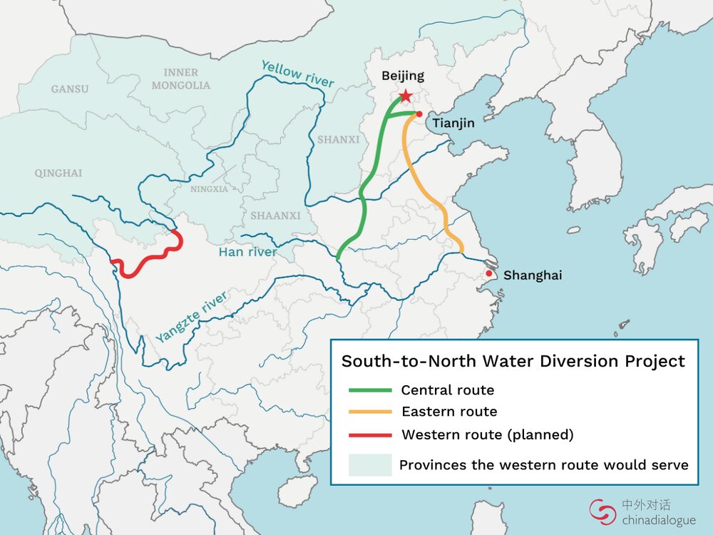 پروژه انتقال آب در چین؛ از تصمیم‌گیری در سال ۱۹۵۲ تا اجرا در سال ۲۰۰۲/ عربستان چه کرد؟