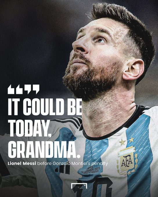 عکس | جمله احساسی مسی در لحظه تاریخی جام جهانی