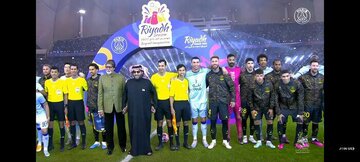 عکس| آمیتاب باچان نظاره‌گر دیدار رونالدو و مسی