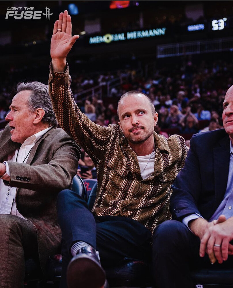 عکس | زوج محبوب تلویزیونی تماشاگر مسابقه بسکتبال شدند!