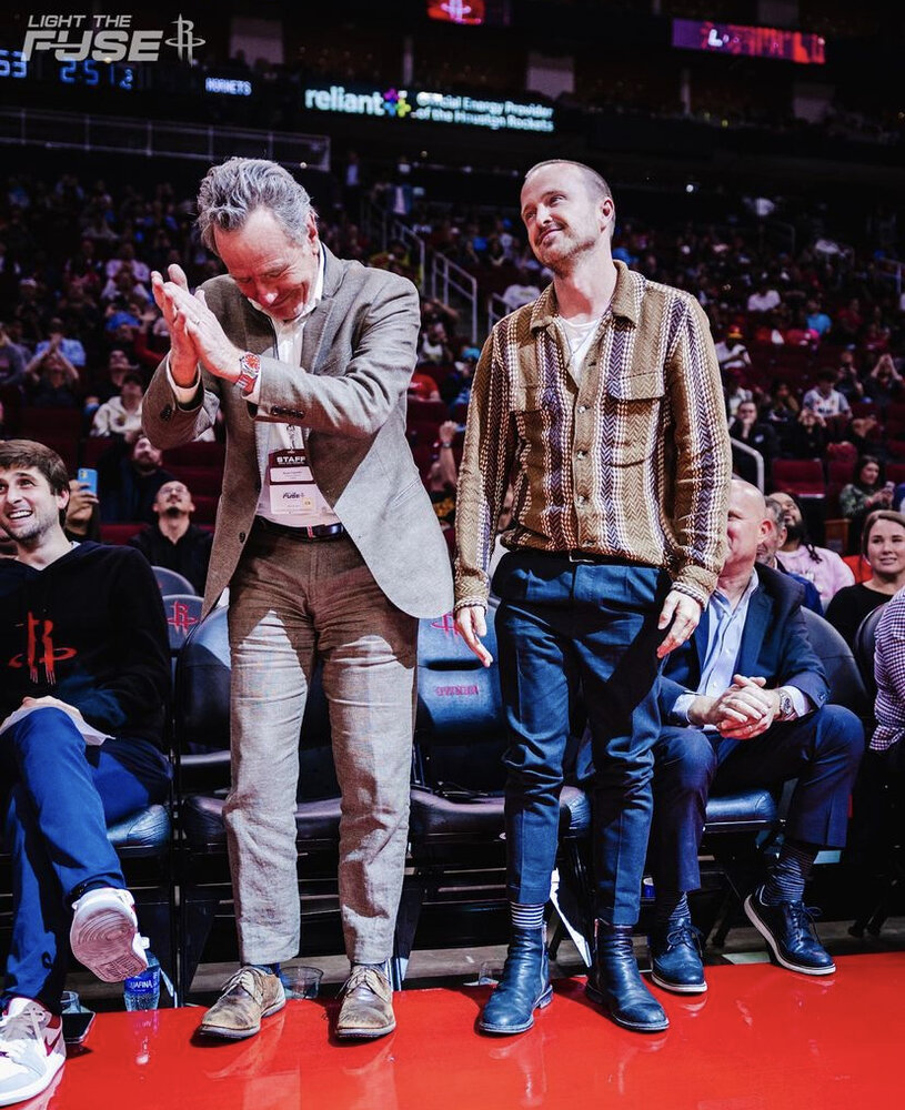 عکس | زوج محبوب تلویزیونی تماشاگر مسابقه بسکتبال شدند!