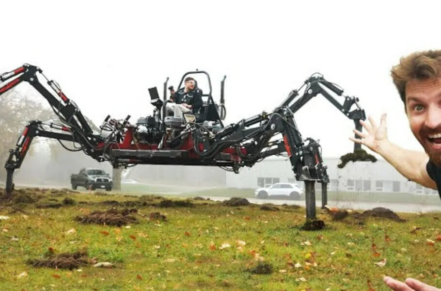 رام کردن ربات غولپیکر عنکبوتی / عکس