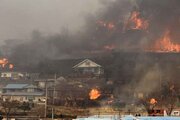 ببینید | آتش‌سوزی گسترده در حومه پایتخت کره جنوبی
